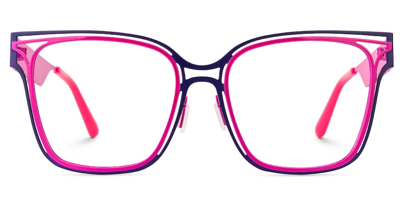 Dacarine Square Purple Glasses