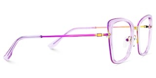 Rosalie Butterfly Purple Glasses4