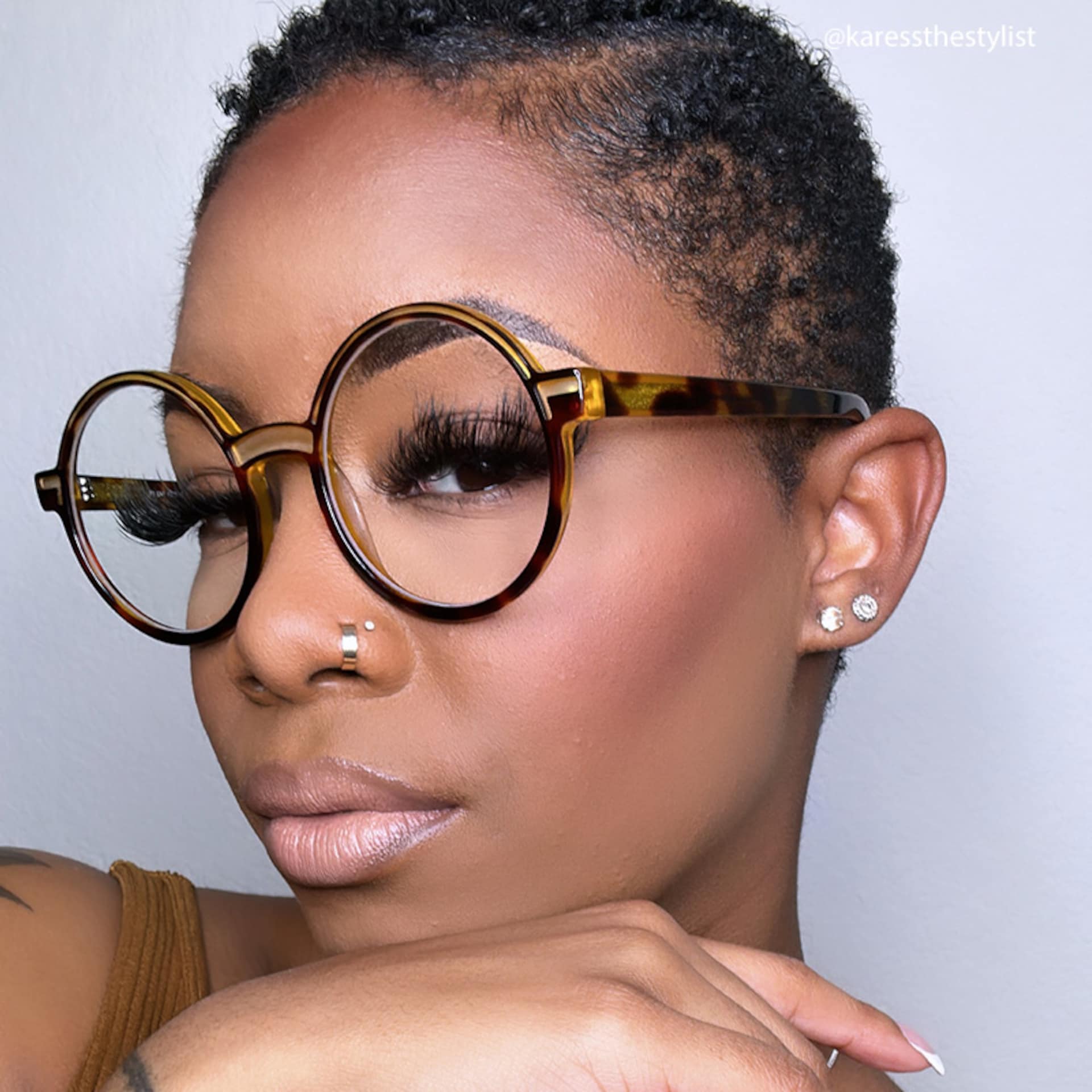 Chantel Round Tortoise Glasses | Zeelool Glasses7