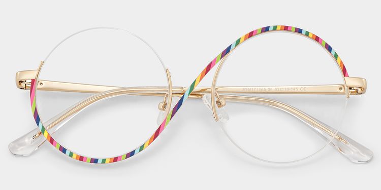 Flozif Round Rainbow Glasses