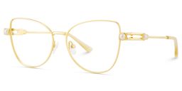 Gaga Gold Cat eye Glasses4