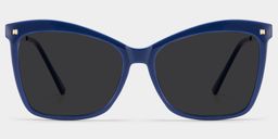 Isaebella Butterfly Blue Glasses0