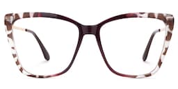 Awilda Cateye Purple Glasses0