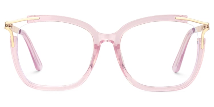 Sidibe Square Pink Glasses
