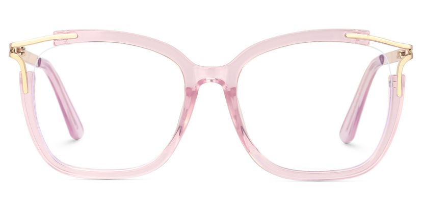 Sidibe Square Pink Glasses