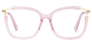 Sidibe Square Pink Glasses0