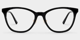 April Cat-eye Black Glasses1