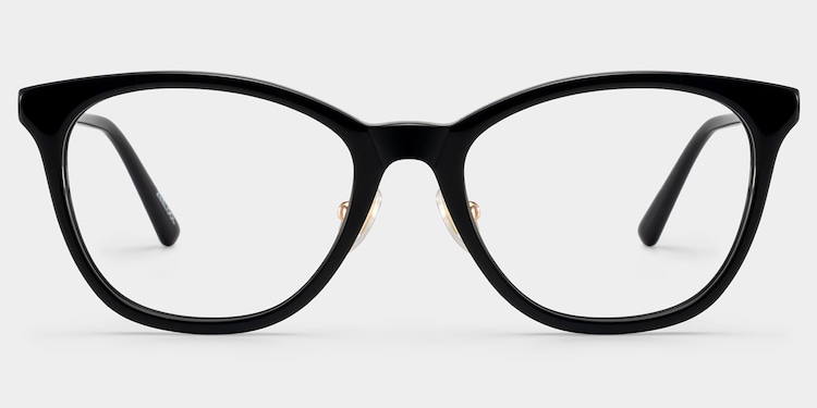 April Cat-eye Black Glasses