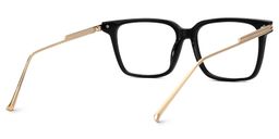 Viixen Rectangle Black Glasses3