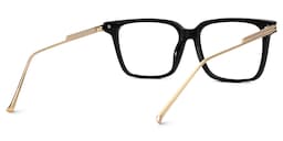 Viixen Rectangle Black Glasses3