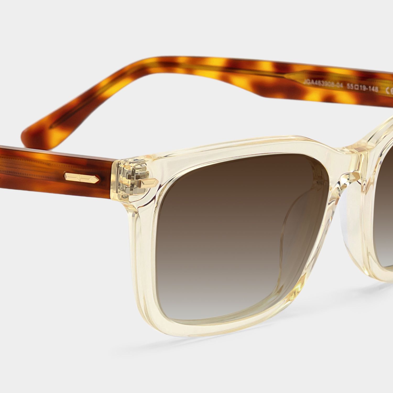 Patrick Clear Yellow Rectangle Polarized Sunglasses for Driving | ZEELOOL4