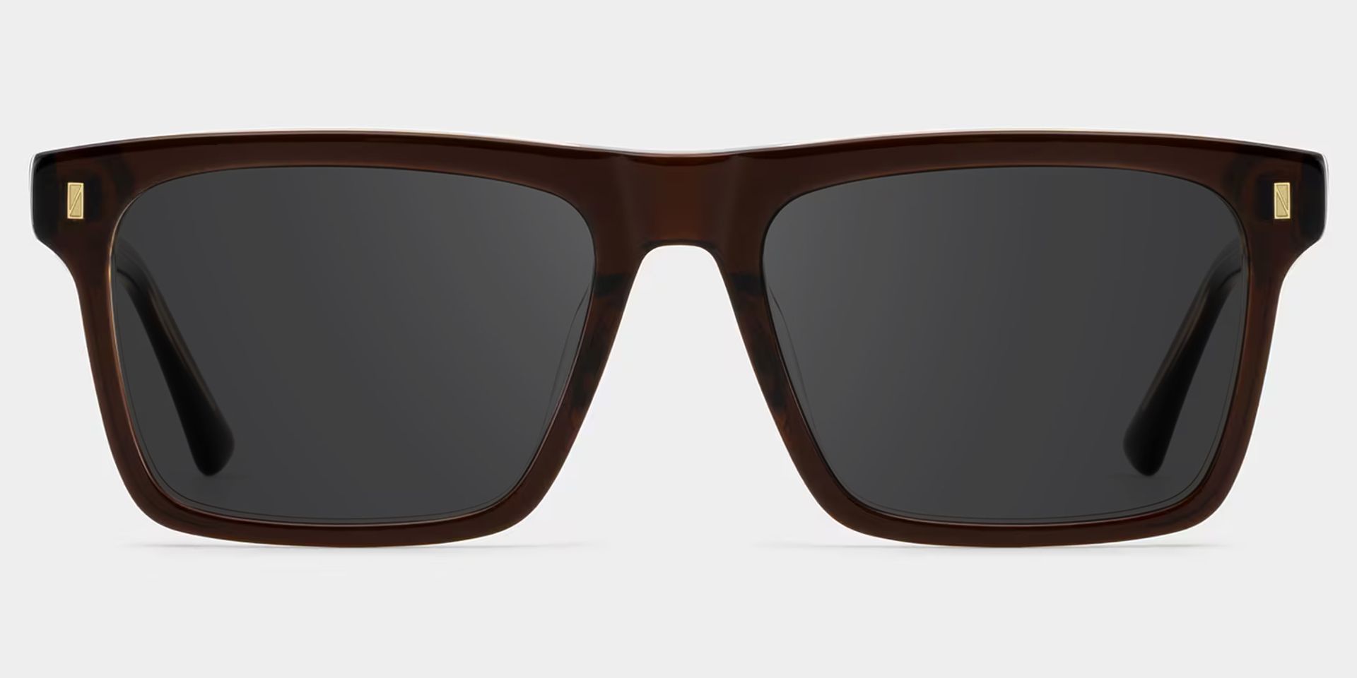 Rectangle Brown Eyeglasses- Henry Acetate Frame Glasses0