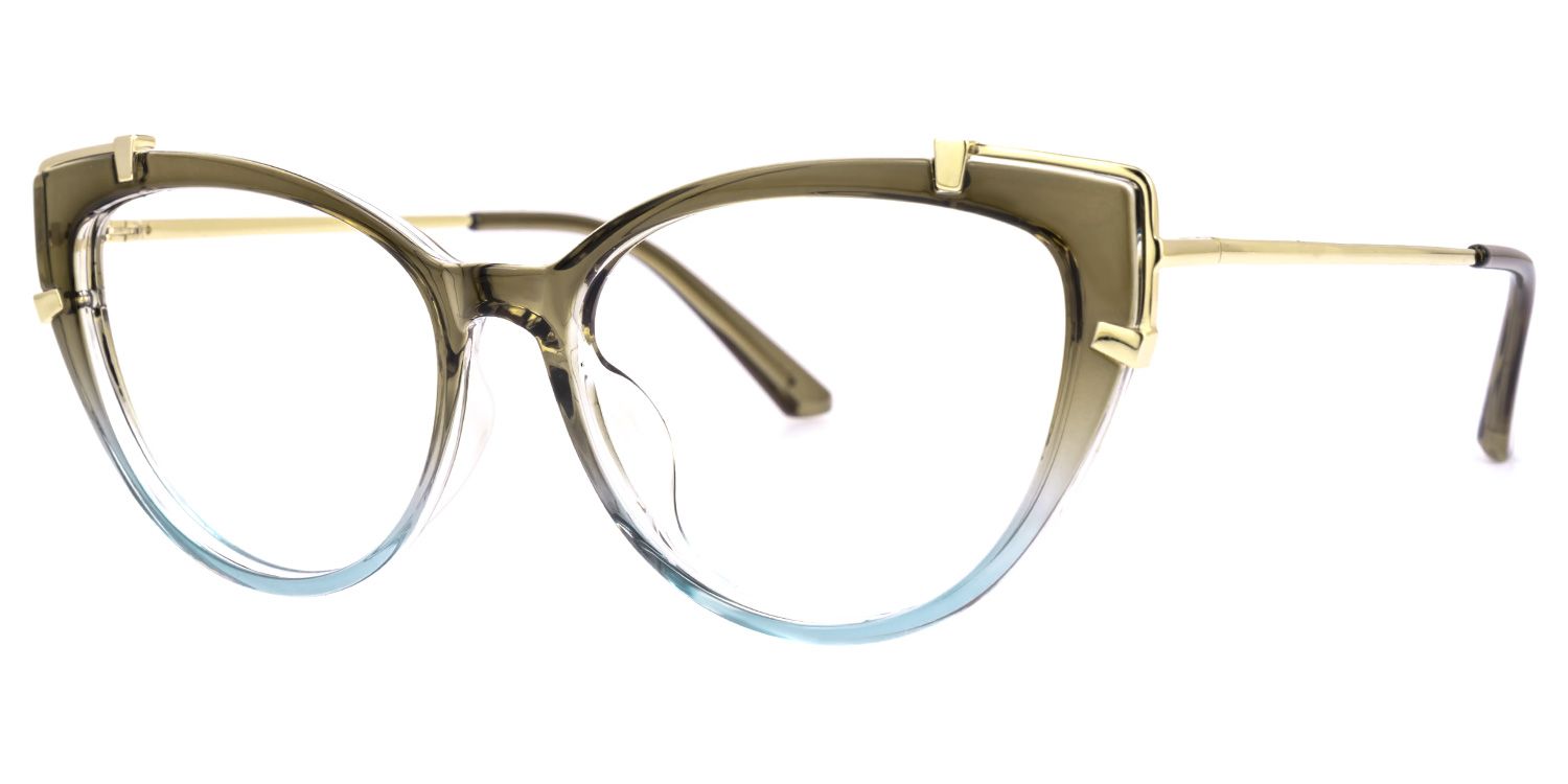 Arielle Cateye Two-Tone Glasses1