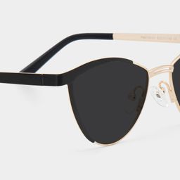 Sydney Cat Eye Black Sunglasses4