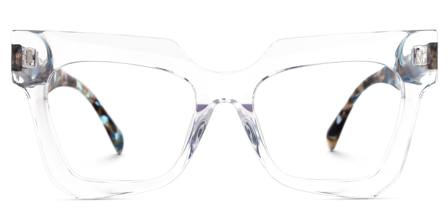 Square Salaam clear Glasses deals -Zeelool Glasses