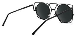 Evette Geometric Black Glasses3