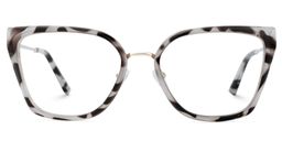 Martine Square Tortoise Glasses0