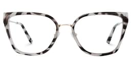 Martine Square Tortoise Glasses0