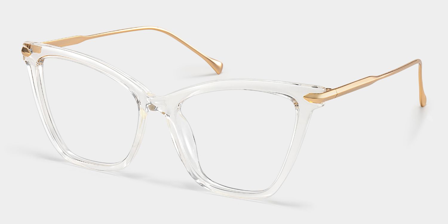 Hilary Butterfly Clear Frame Glasses for Women | ZEELOOL3