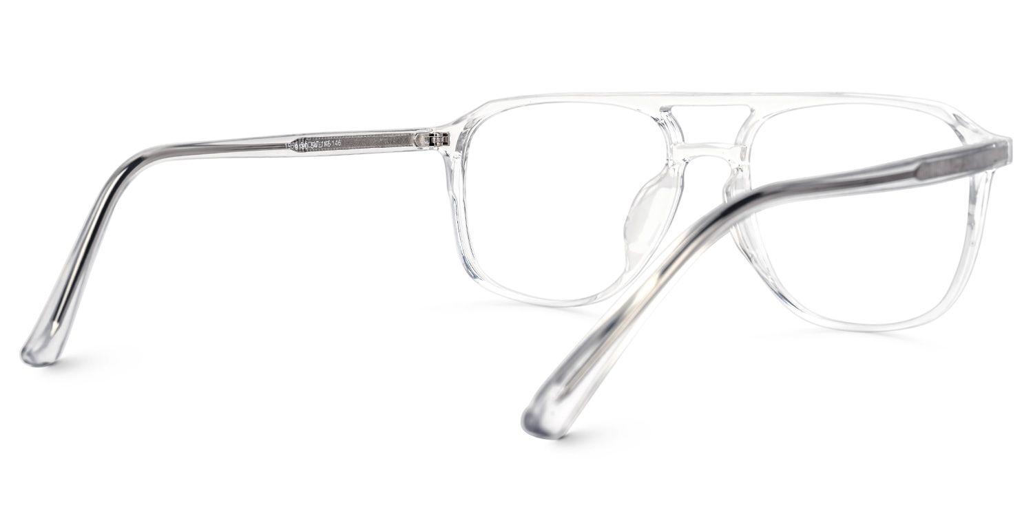 Cierra Aviator Clear Glasses3