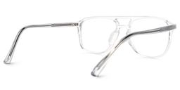 Cierra Aviator Clear Glasses3