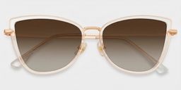Sloane Cat-Eye Clear Glasses1