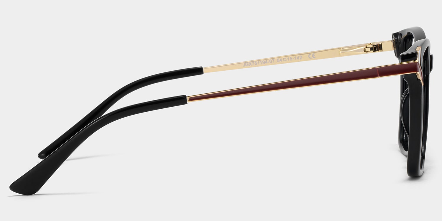 Mia Square Black Glasses4