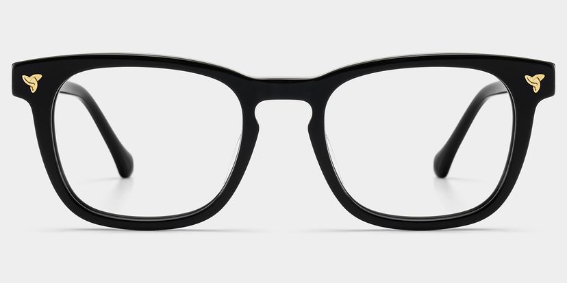 Heather Square Black Glasses