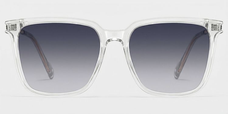 Zeyna Clear Square Sunglasses