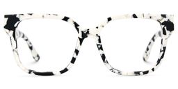 Kerri Square Cow Print Glasses3