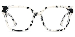Kerri Square Cow Print Glasses3