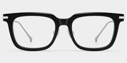 Rayne Black Square Glasses1