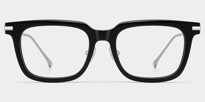 Rayne Black Square Glasses