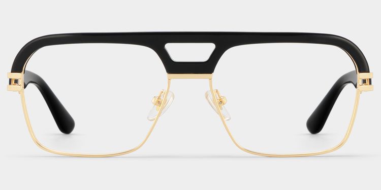Griff Aviator Black Glasses