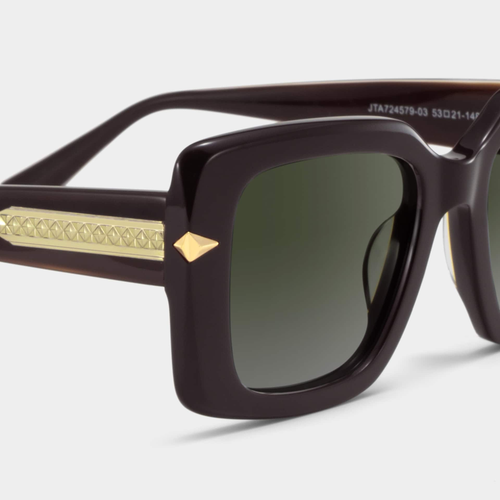 Neon Square Brown Polarized Sunglasses6