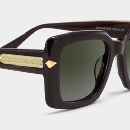 Neon Brown Square Glasses6