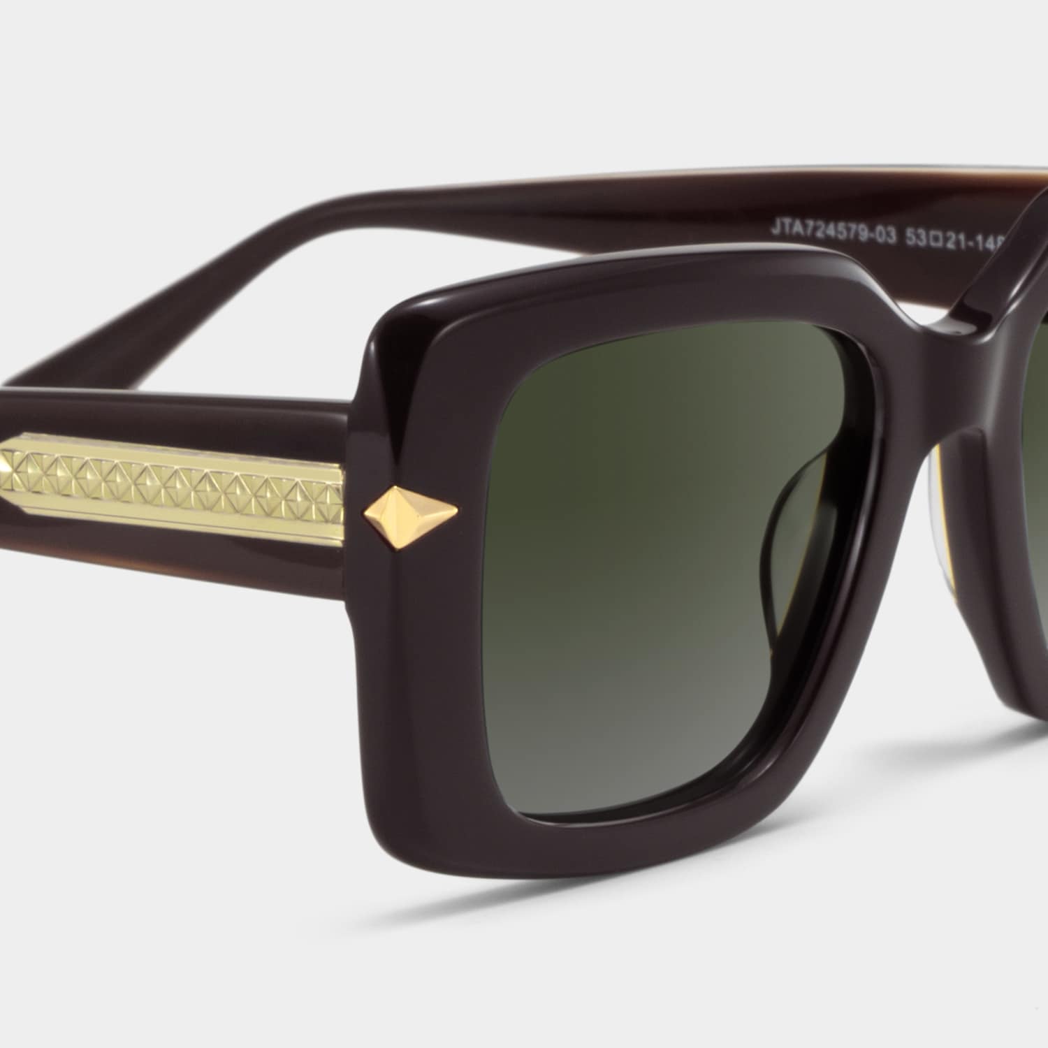 Neon Square Brown Polarized Sunglasses6