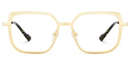 Maverick Square Gold Glasses1