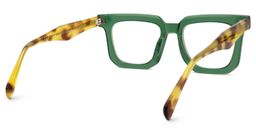 Coville Green Rectangle Glasses3