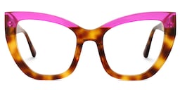 Shahdia Geometric Burnt-Umber Glasses0