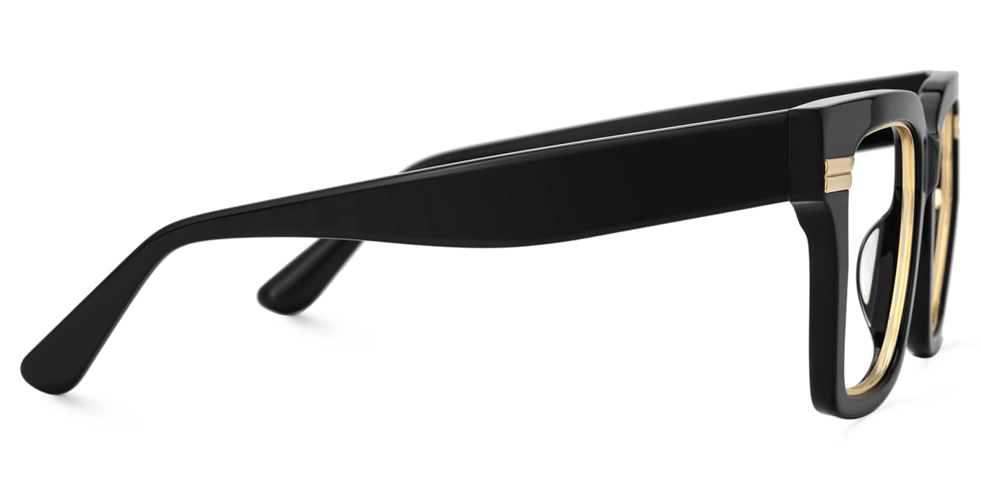 Taylor Square Black Color Frame Glasses for females | Zeelool2