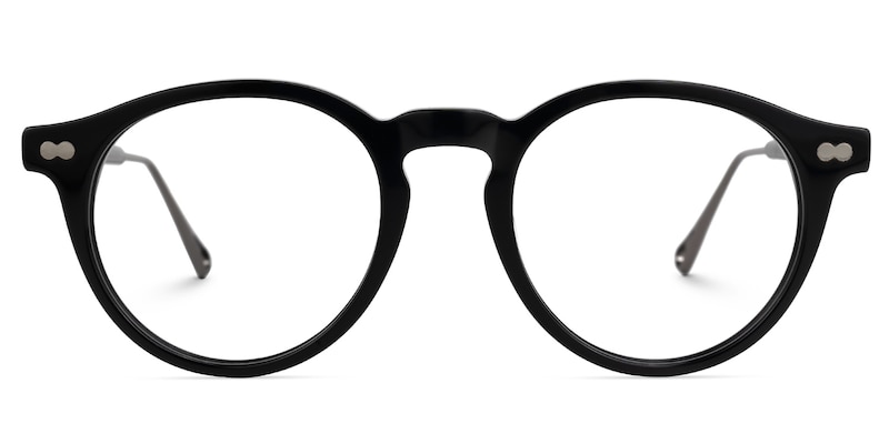 Round Chantalle Black Glasses deals -Zeelool Glasses0