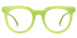 Shabien Round Green Glasses0