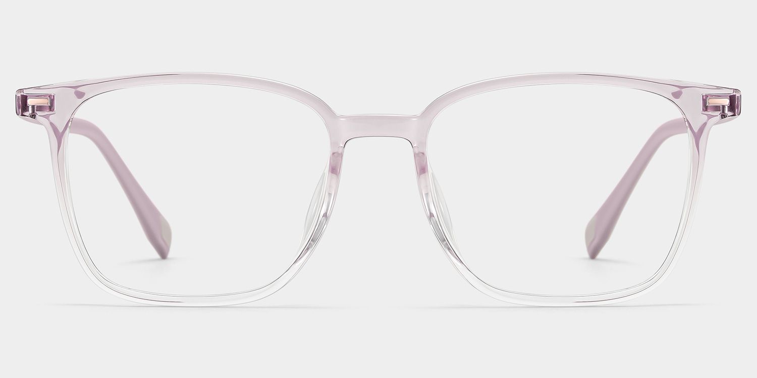 Charles Pink Square Frame Glasses for Women | ZEELOOL1
