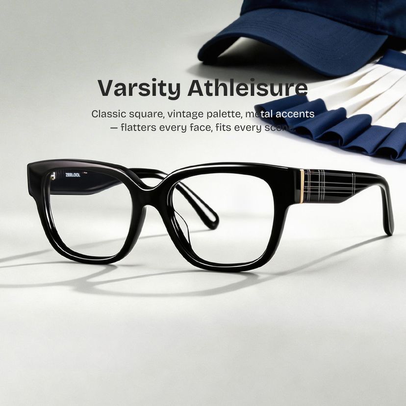 Blake Black Square Glasses