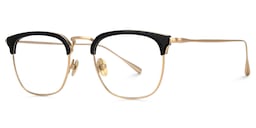 Caton Browline Black Glasses1