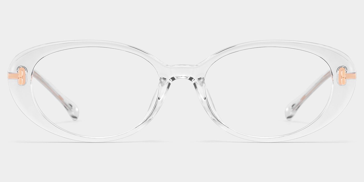Blaire Clear Frame Glasses with Oval Frame Online | ZEELOOL1