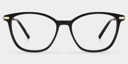 Jessica Cat-eye Black Glasses1