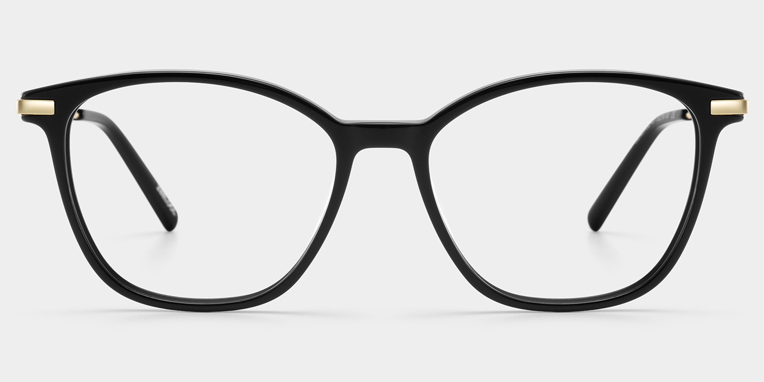 Jessica Cat-eye Black Glasses