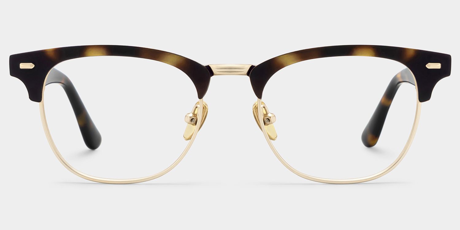 ロミオ Penelope Tortoise Browline Glasses for Men | ZEELOOL